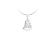 Sterling Silver 14mm x 23.5mm 'Live, Love, Laugh' Pendant