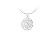 Sterling Silver 20.6mm CutoCut Disc Pendant