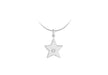 SILVER Zirconia  SET STAR Pendant