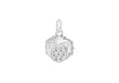 Sterling Silver Zirconia Leo Horoscope Pendant