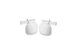 Sterling Silver 15mm x 15mm Square Cufflinks