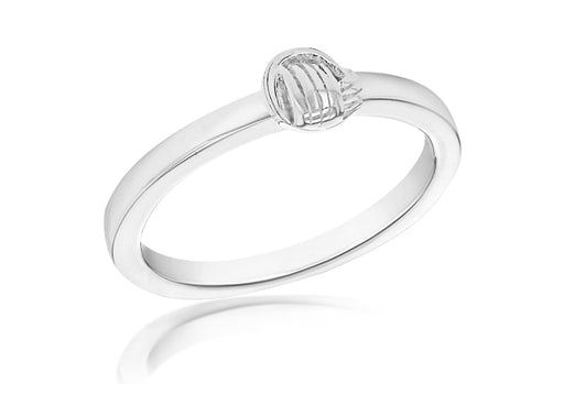 SILVER KNOT S BAND Ring