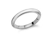 Sterling Silver Rhodium Plated 3mm Band Stacking Ring