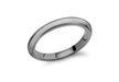 Sterling Silver Black Rhodium Plated 3mm Band Stacking Ring