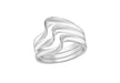 Sterling Silver Triple Wave Ring