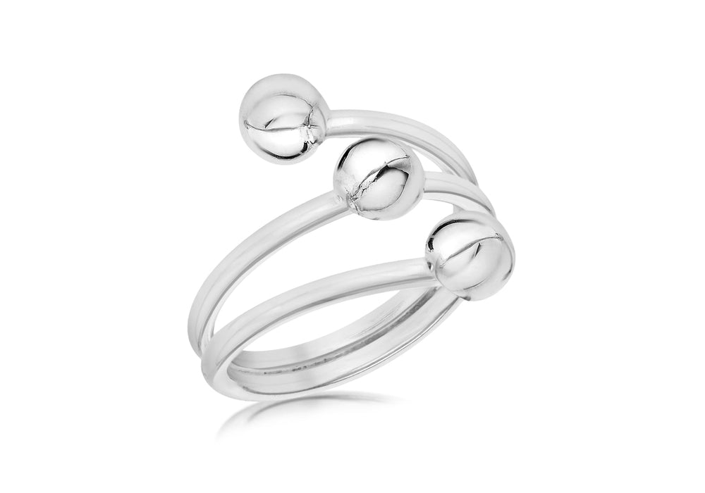 SILVER BALL Ring