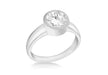 cSILVER CUSHION WHITE Zirconia  RING