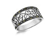 SILVER MARASITE FILIGREE Ring