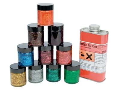 Green (Fluorescent) Enamel Resin - Dynagem 