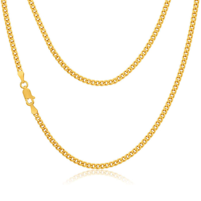 9ct Yellow Gold 100 Curb Chain