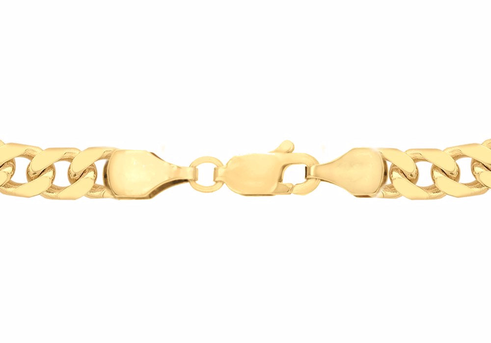 9ct Yellow Gold 140 Round Curb Chain