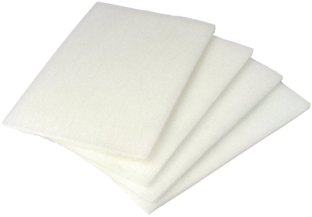 Non Scratch Hand Pad, White - Dynagem 