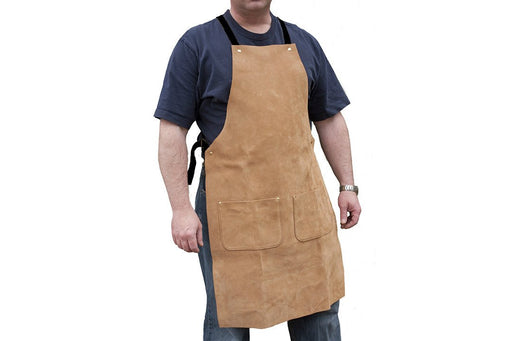 Suede Leather Apron (Durston), 890 x 585mm - Dynagem 