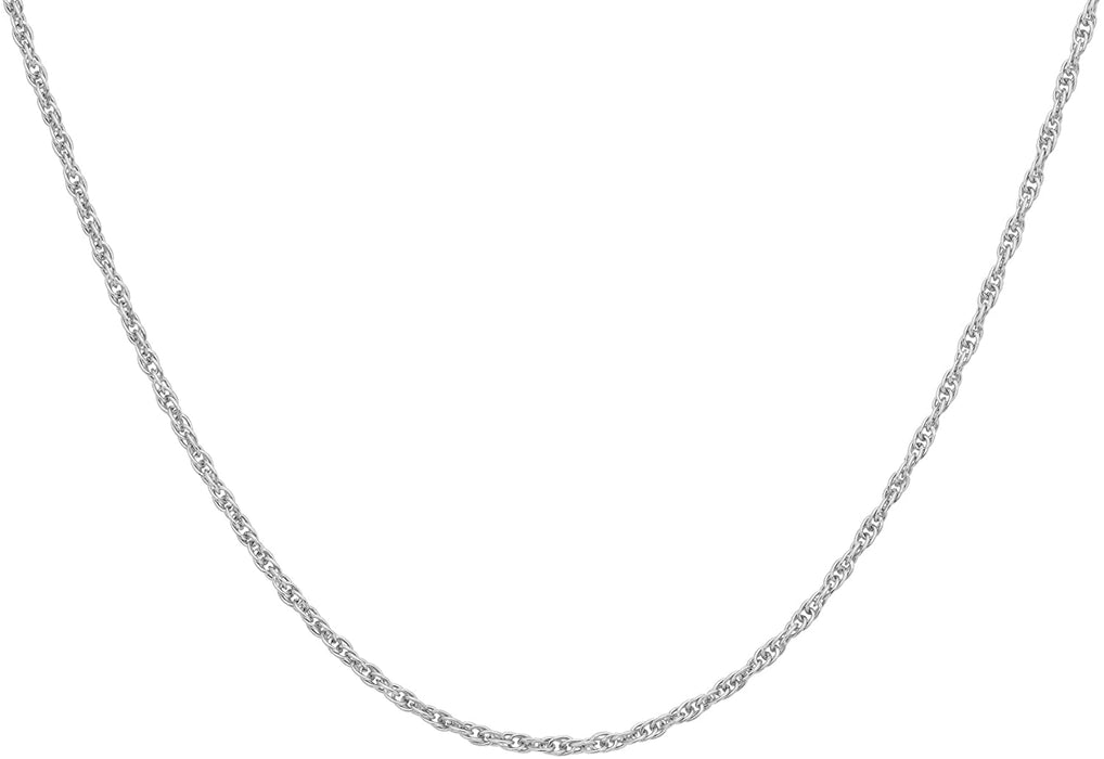 9ct White Gold Prince of Wales Necklace Chain