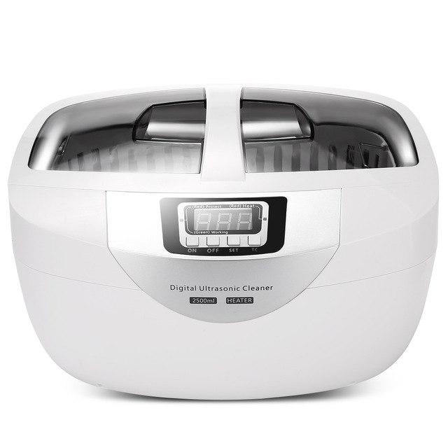 2.5L Large Tank Ultrasonic Cleaner Professional Jewelry Watches Washing Equipment With Auto-Off Protection - Dynagem 