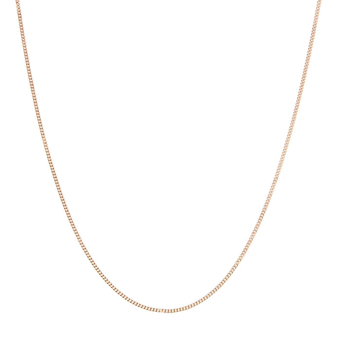 9ct Rose Gold 30 Adjustable Curb Chain