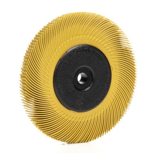 Scotch-Brite radial bristle discs Grit 80 (Yellow) Ø150mm