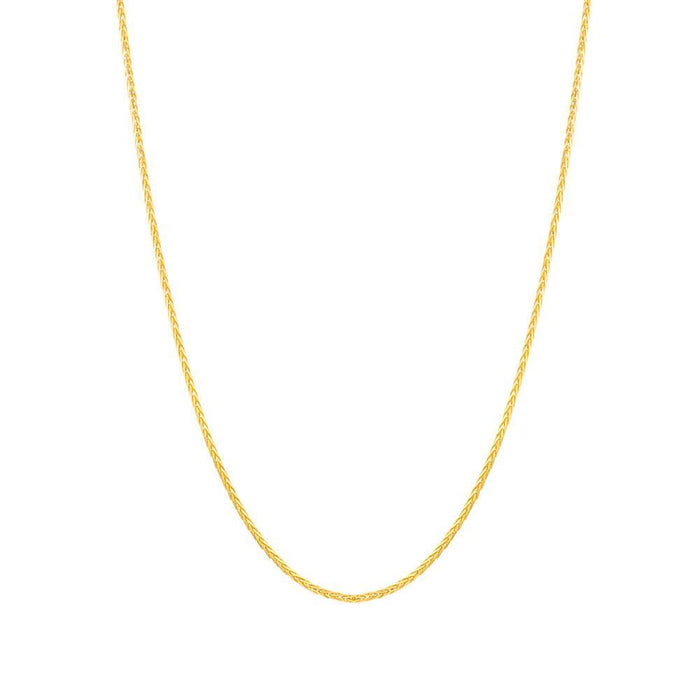 9ct Yellow Gold 30 Spiga Chain