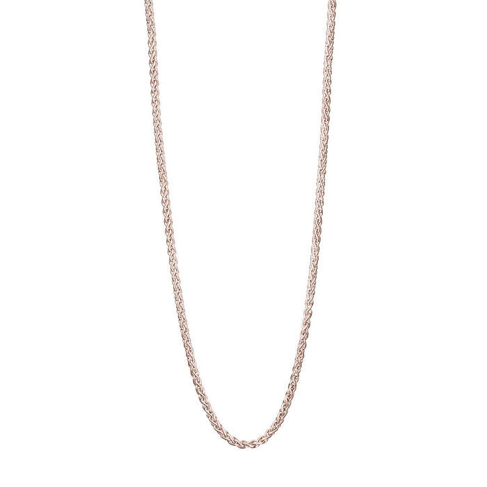 9ct Rose Gold Spiga Chain